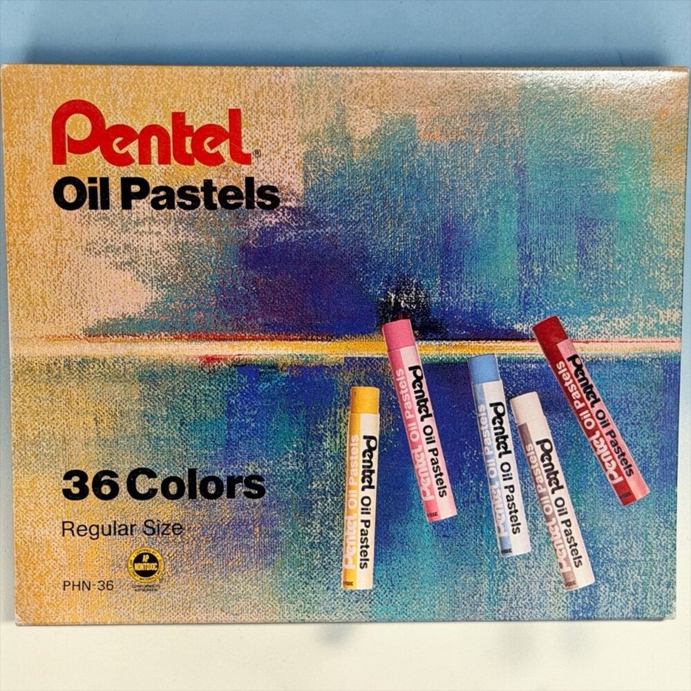 New Pentel Oil Pastels 36 Sticks New Old stock NOS